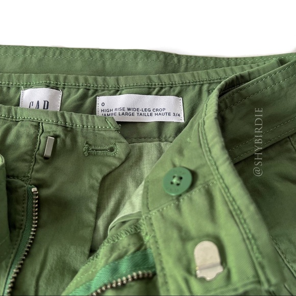 NEW GAP Wearlight Wide Leg Cropped Pants - Picture 7 of 11